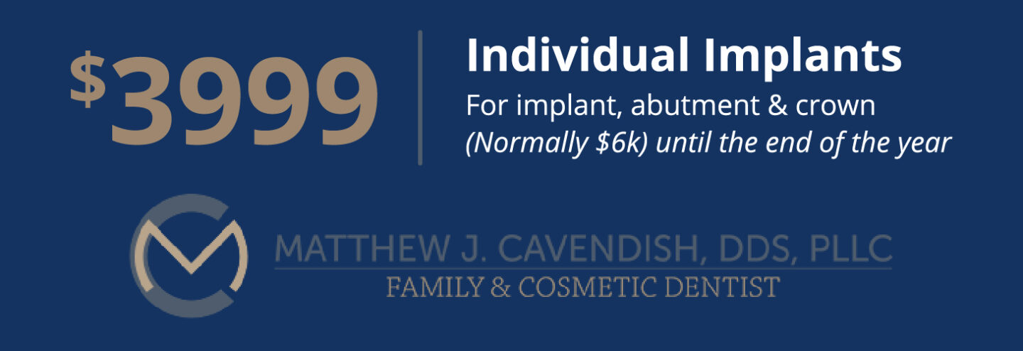 Individual implants coupon
