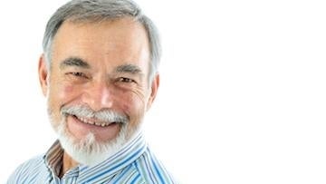 Old man smiling