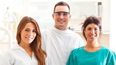 Patient in Dentist's office