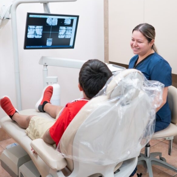 Patient being looked at in Dr. Matthew J Cavendish's office